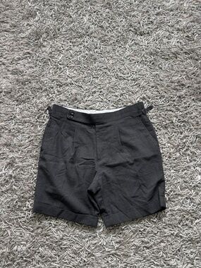 SPIER & MACKAY WOOL CONTEMPORARY SHORTS GREY SZ 34